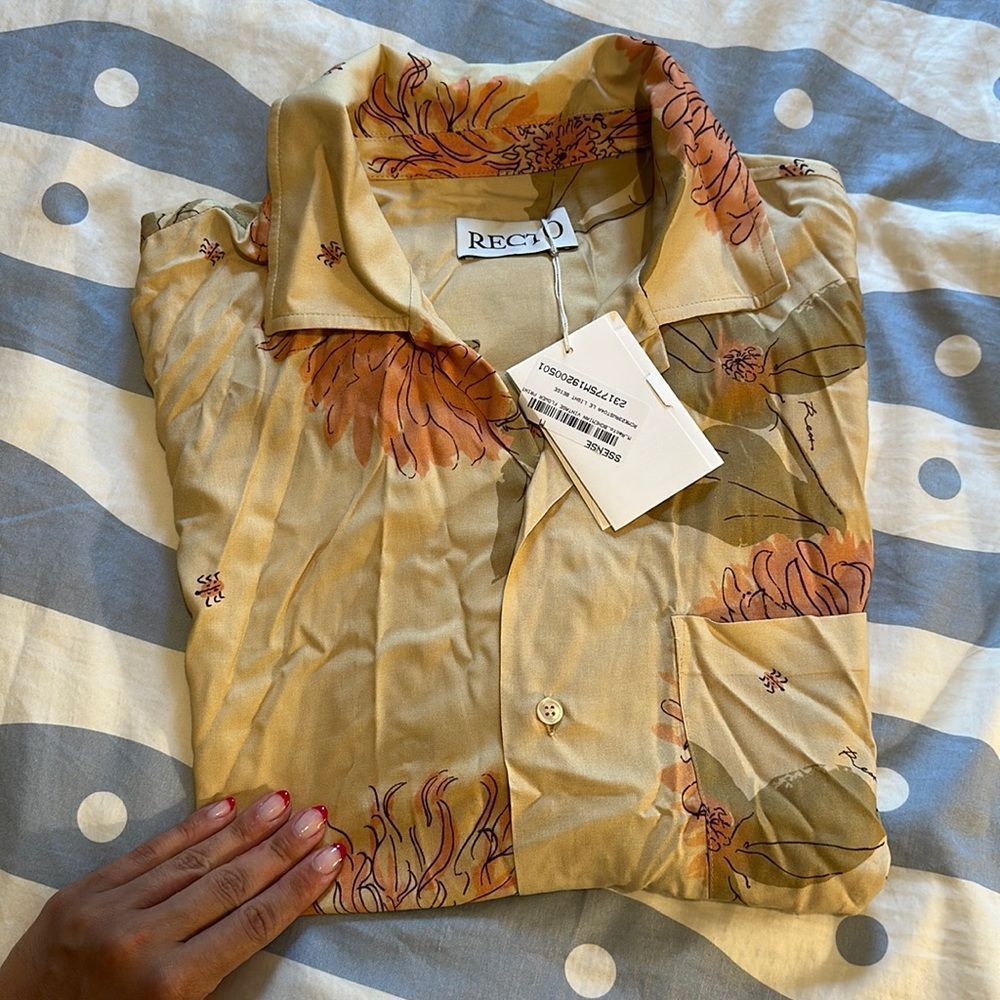 NWT Recto Swim Trunks and Button Up - Picture 3 of 3